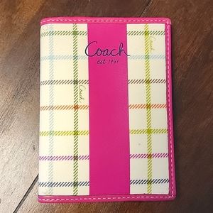 Coach passport holder